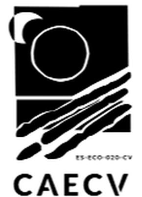 Logotip del CAECV amb el codi ES-ECO-020-CV